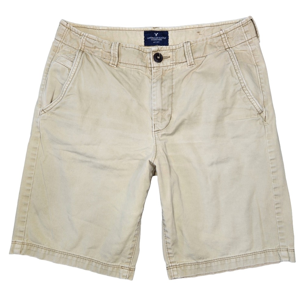 American‎ Eagle Khaki Shorts Mens 30 Casual Preppy Beach Everyday Summer Surfer